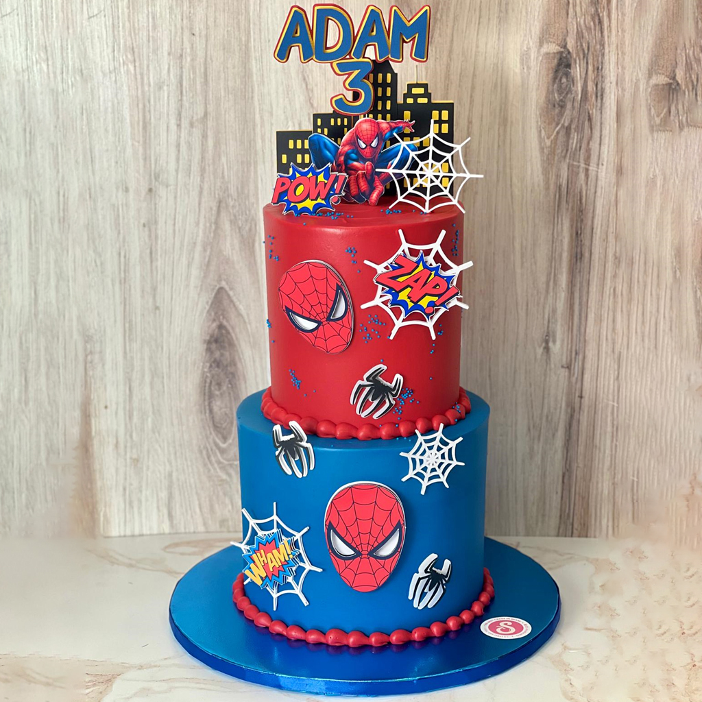 Spider-Hero City Adventure Cake