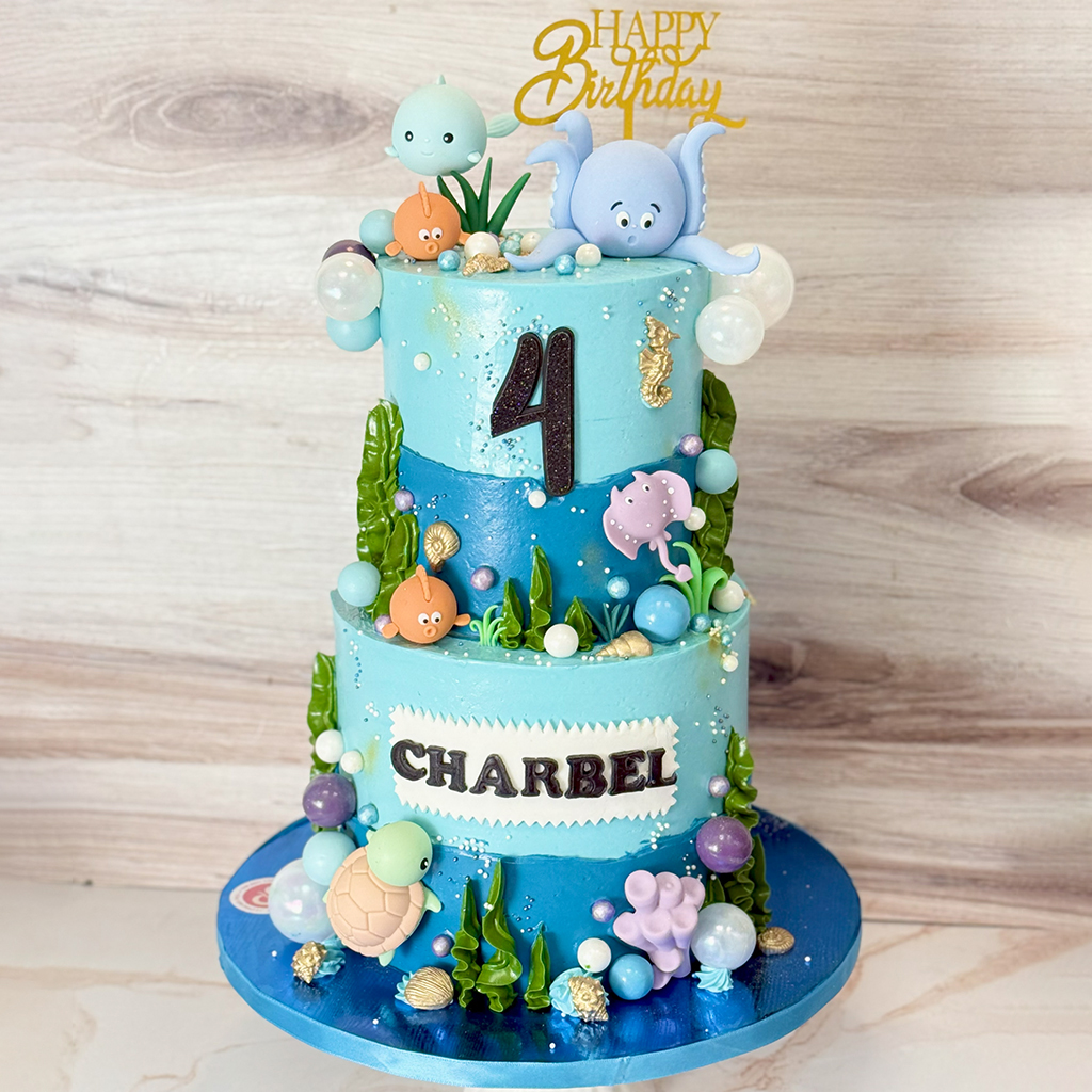 Under the Sea Birthday Cake Set 1