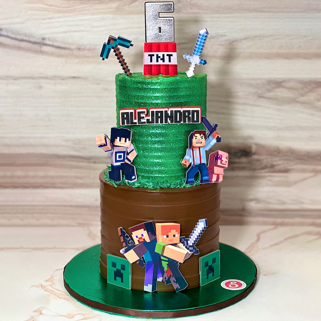 Minecraft Adventure Cake