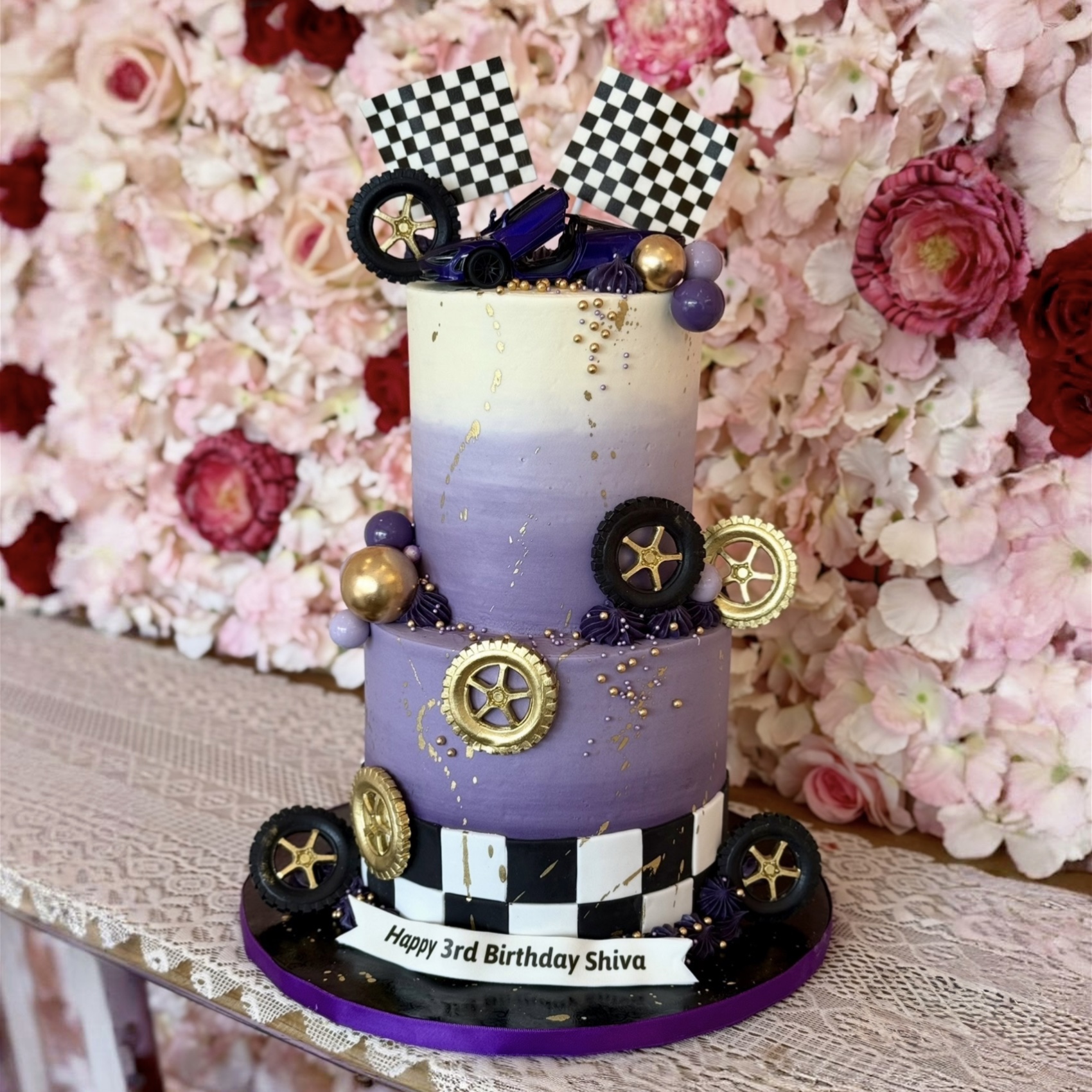Race Car Birthday Cake 2