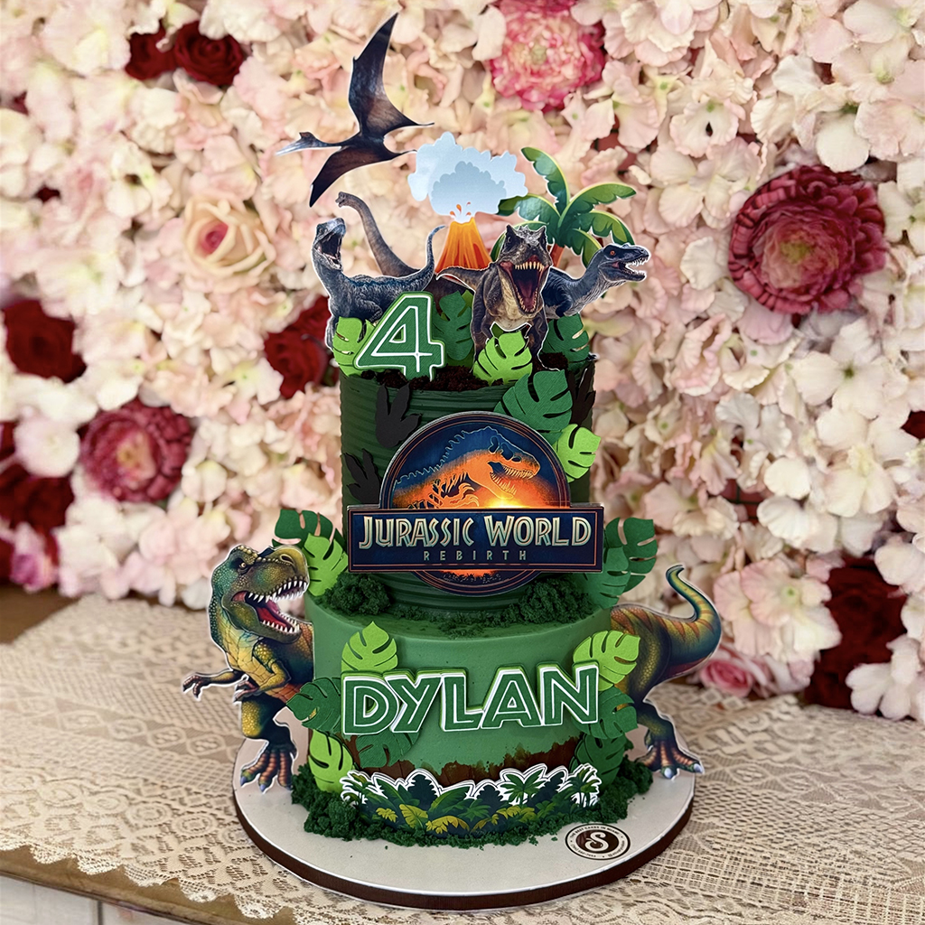 Jurassic World Rebirth Cake