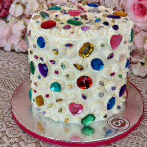 Bedazzled Vintage Cake 1